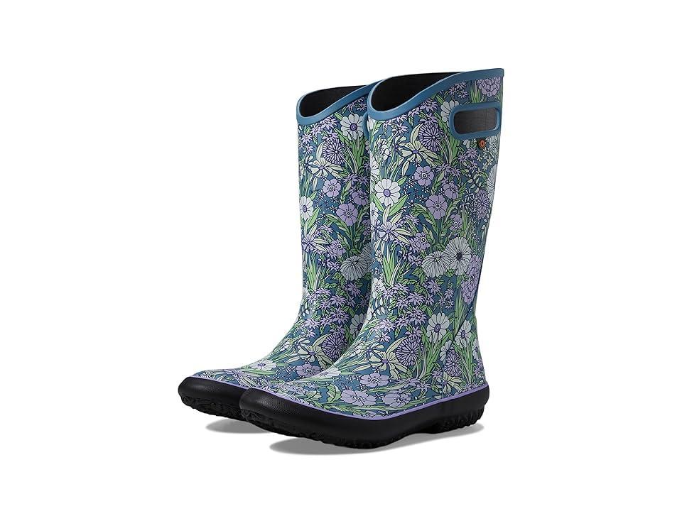 Bogs Rainboot - Abstract Shapes (Sky Multi) Women's Boots Product Image