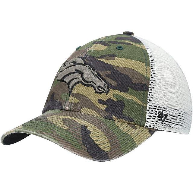 Mens 47 Camo Denver Broncos Branson Clean Up Trucker Hat Product Image