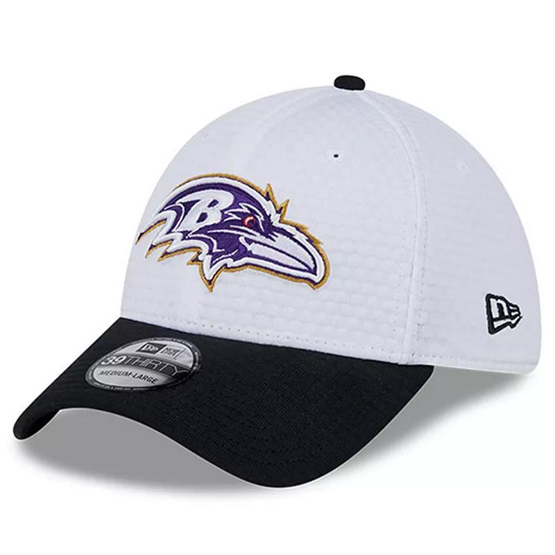 Mens New Era /Black Baltimore Ravens 2024 NFL Training Camp 39THIRTY Flex Hat Product Image