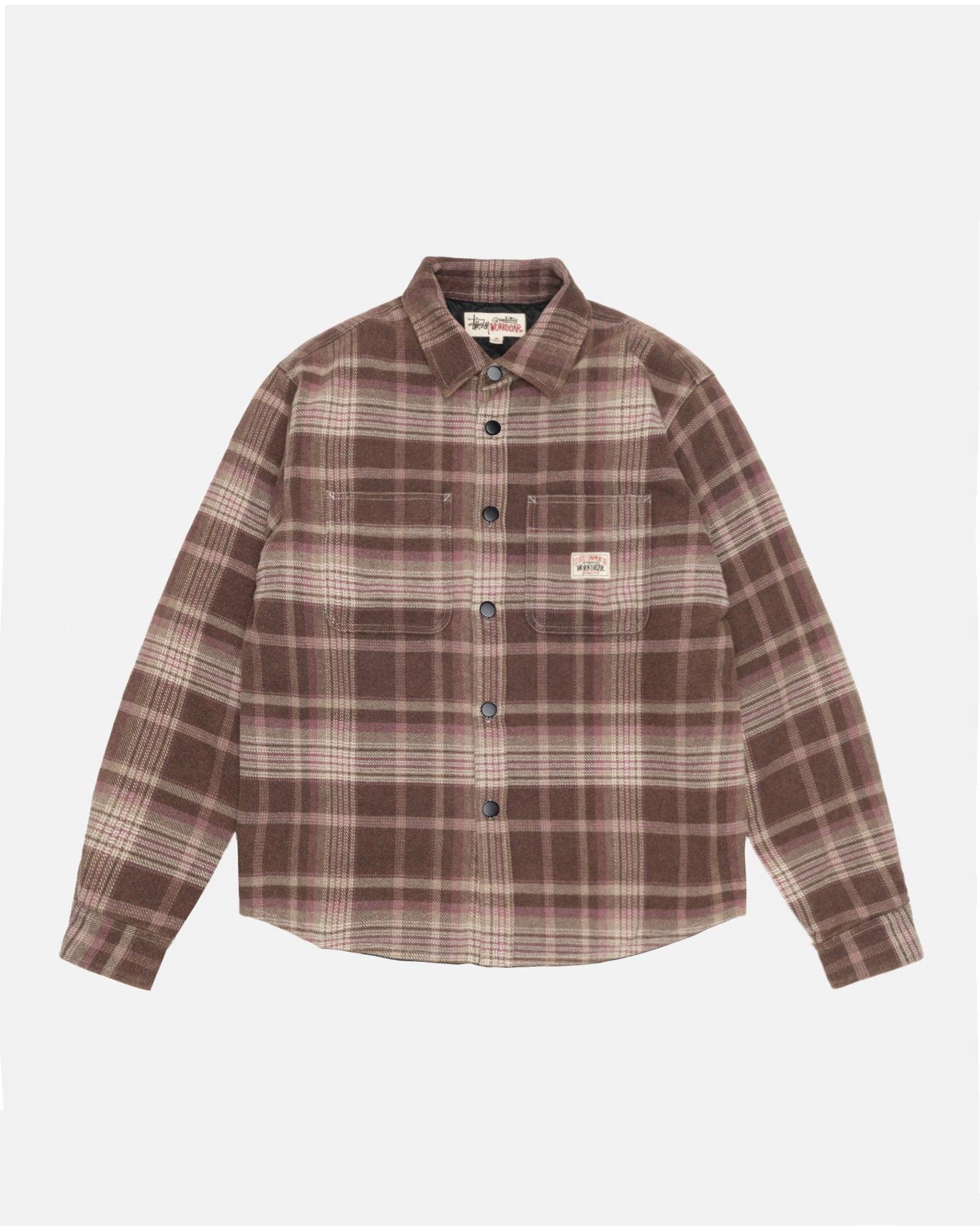 HEAVY WASHED PLAID SHIRT Male Product Image