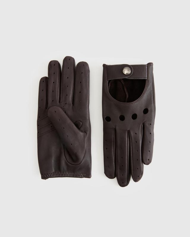 Men's Italian Leather Driving Gloves Product Image