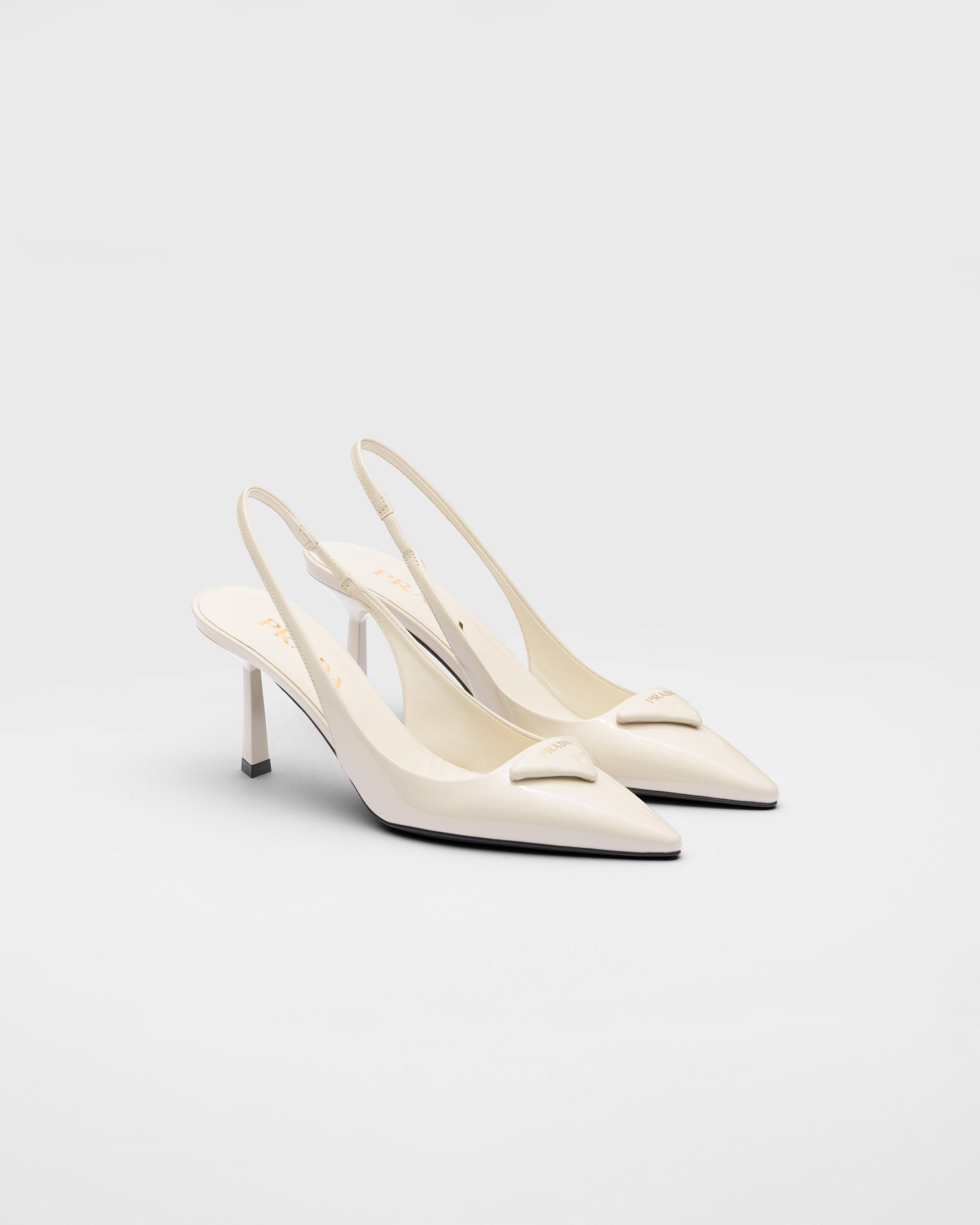 Patent leather slingback pumps Product Image