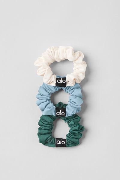 Fresh Mini Scrunchie 3-Pack - Celestial Blue/Winter Ivy/Ivory Product Image