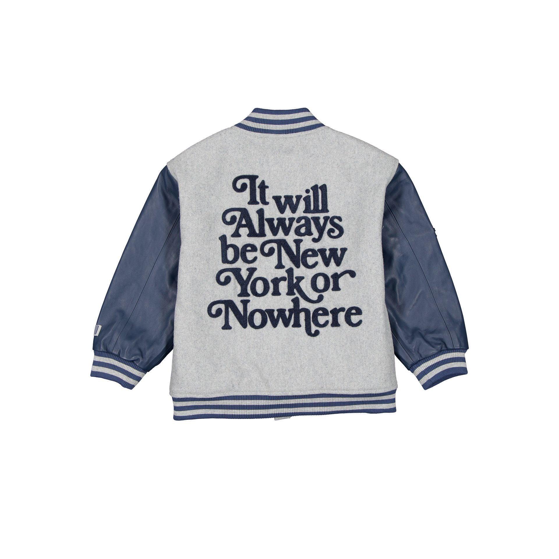 New York or Nowhere x New York Yankees Gray Youth Jacket Male Product Image