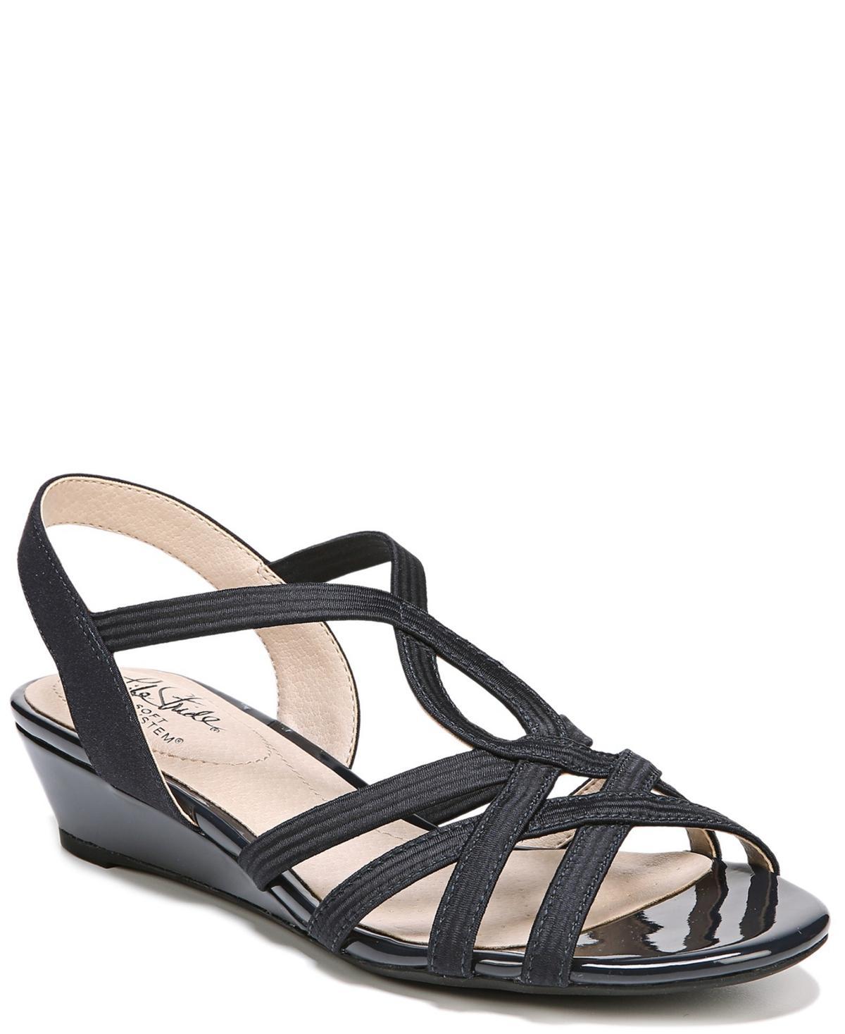 LifeStride Womens Yaya Strappy Wedge Sandals Product Image