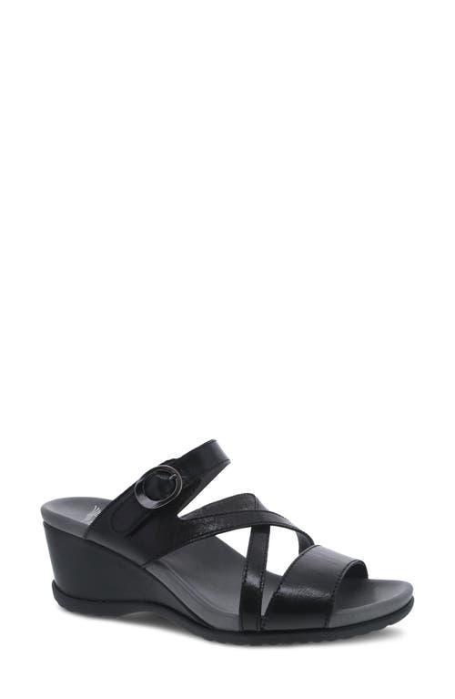 Dansko Ana Asymmetric Strappy Wedge Sandal Product Image