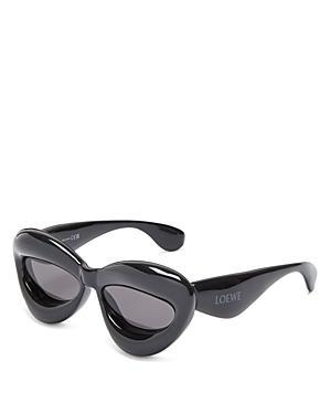 Inflated Pink Acetate Cat-Eye Sunglasses Product Image