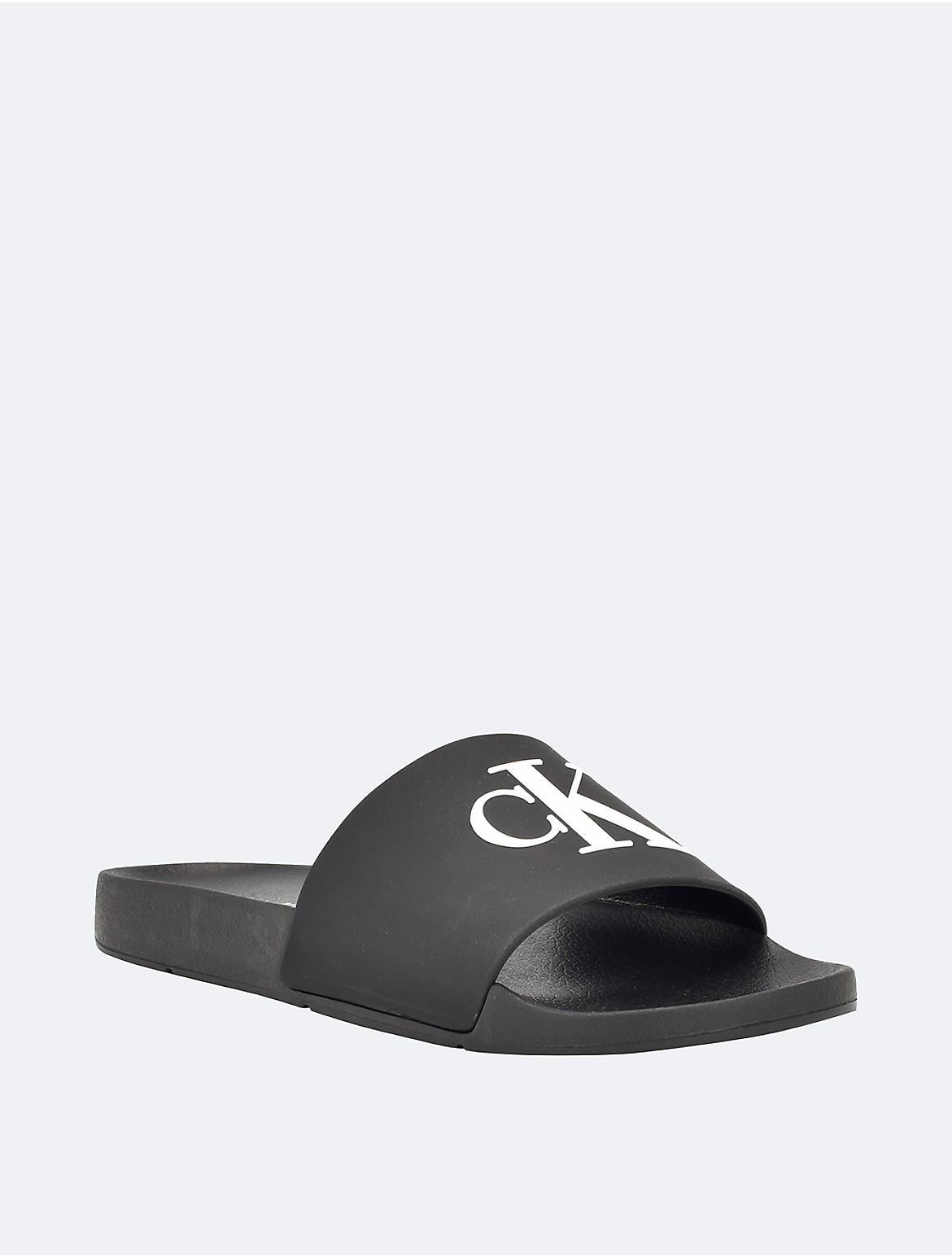 Calvin Klein Women's Arin Slides - Black - 7 Product Image