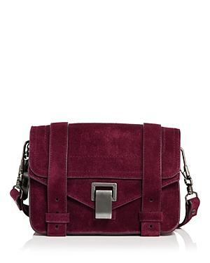 Womens Mini PS1 Suede Crossbody Bag Product Image