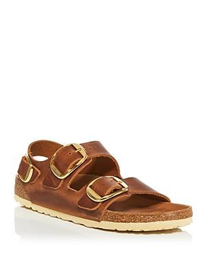 Womens Milano Big Buckle Leather Sandals Product Image