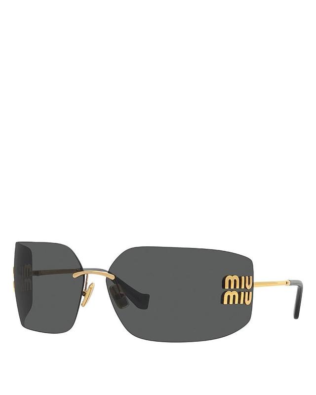 Womens 80MM Shield Sunglasses Product Image