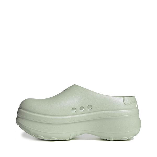 Womens adidas Adifom Stan Smith Mule - Linen Green Metallic / White / Linen Green Product Image
