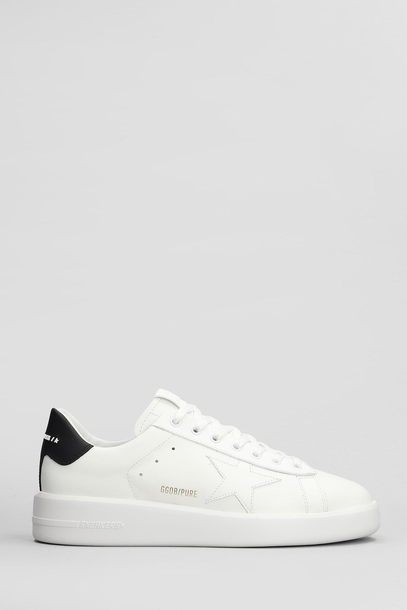 GOLDEN GOOSE Pure Star Sneakers In White Leather Product Image