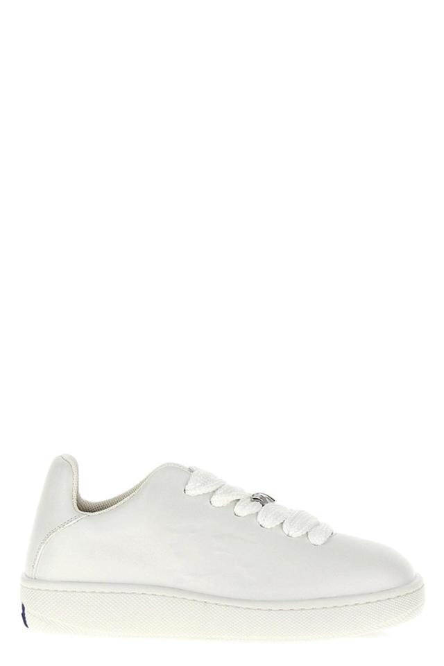 BURBERRY Box Sneakers In White Product Image