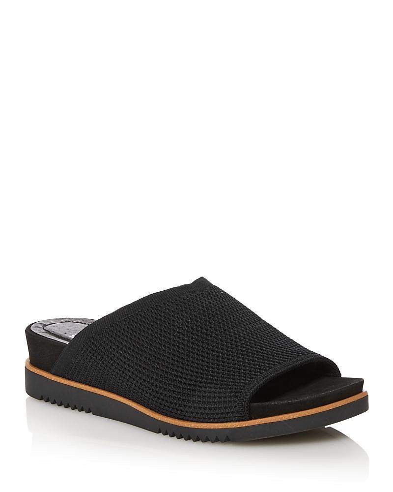 Eileen Fisher Womens Kori Stretch Knit Slide Sandals Product Image