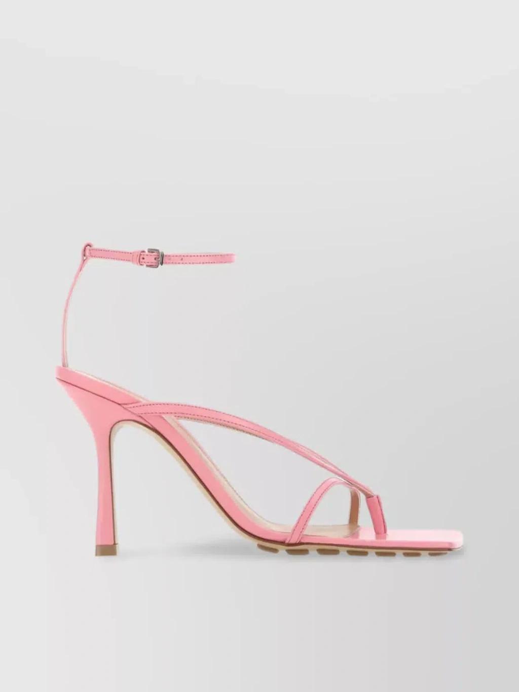 Leather Sandals In Pink Product Image