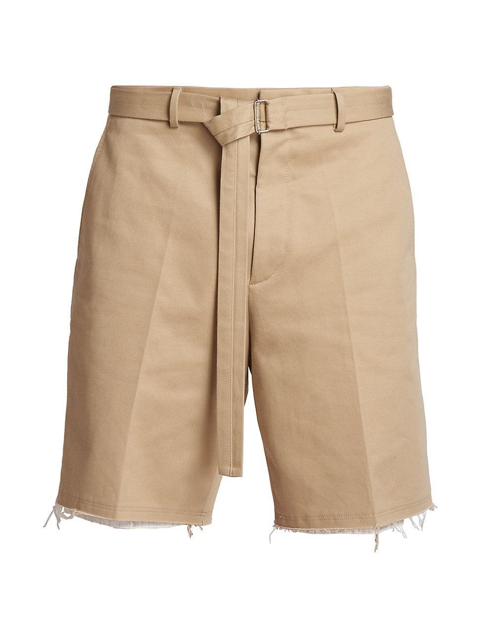 Mens Tailored Raw-Hem Shorts Product Image