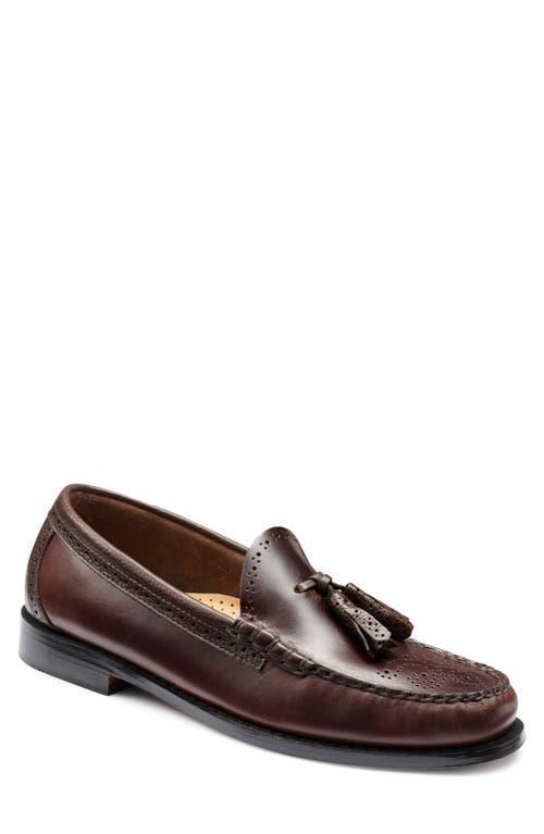 G.H. Bass Mens Larkin Tassel Brogue Leather Weejun Loafers Product Image