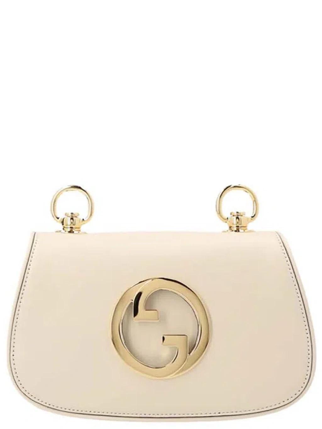 GUCCI Mini Blondie Shoulder Bag In White Product Image