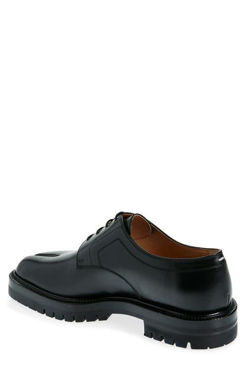 MAISON MARGIELA Black Tabi Lace-up Oxfords In H8396 Black Product Image