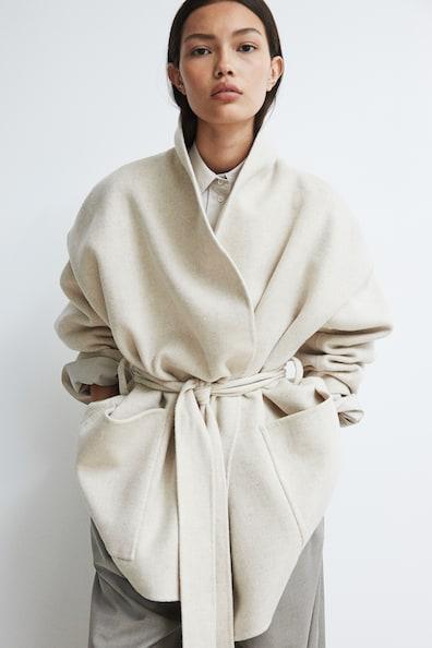 Handmade Wool-Blend Coat Product Image