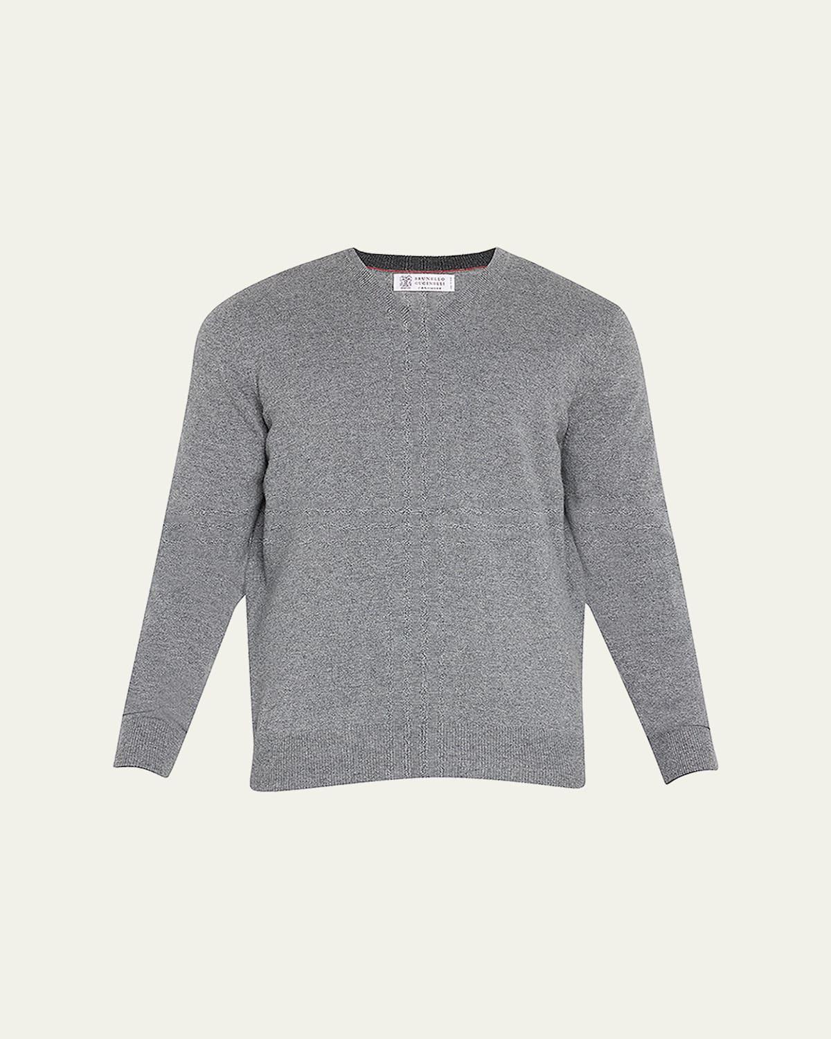 Mens Cashmere V-Neck Sweater Product Image