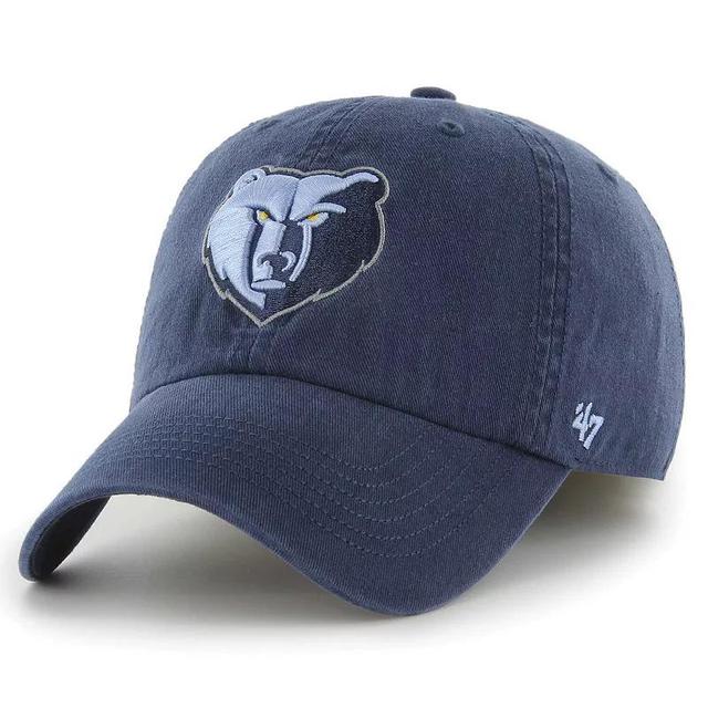 Mens 47 Brand Navy Memphis Grizzlies Classic Franchise Fitted Hat Product Image