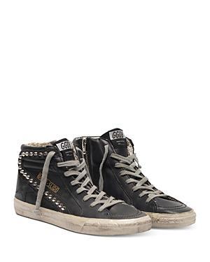 Golden Goose Slide Sneaker in Black. Size 36, 37, 38, 39. Product Image