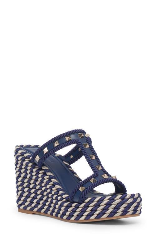 Valentino Garavani Rockstud Wedge Espadrille Sandal Product Image