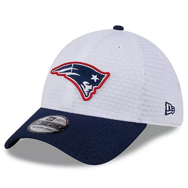 Mens New Era /Navy New England Patriots 2024 NFL Training Camp 39THIRTY Flex Hat Product Image