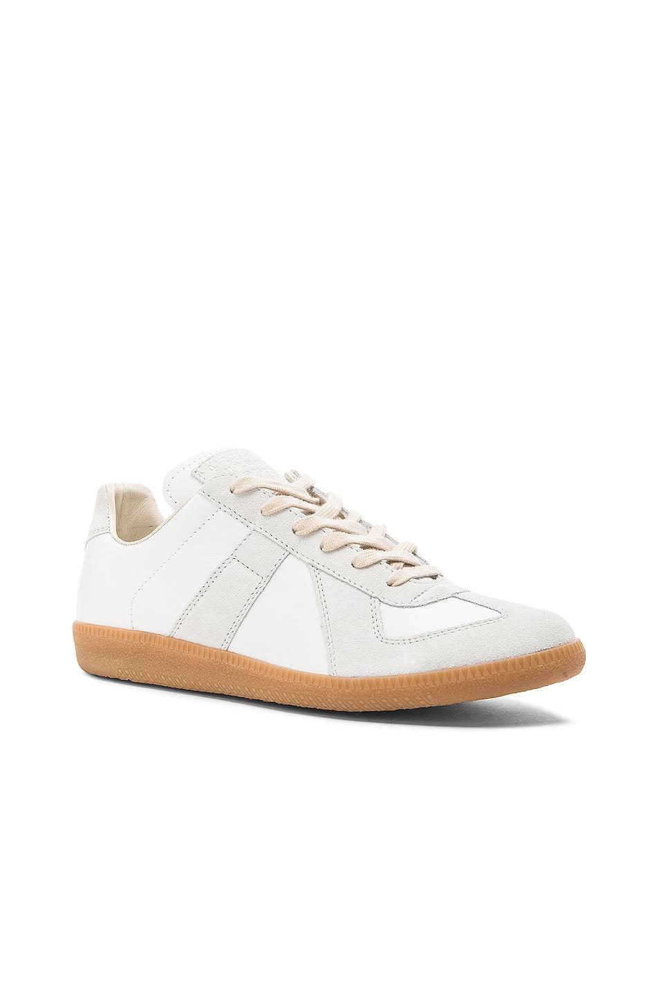 Mens Replica Leather & Suede Sneakers Product Image