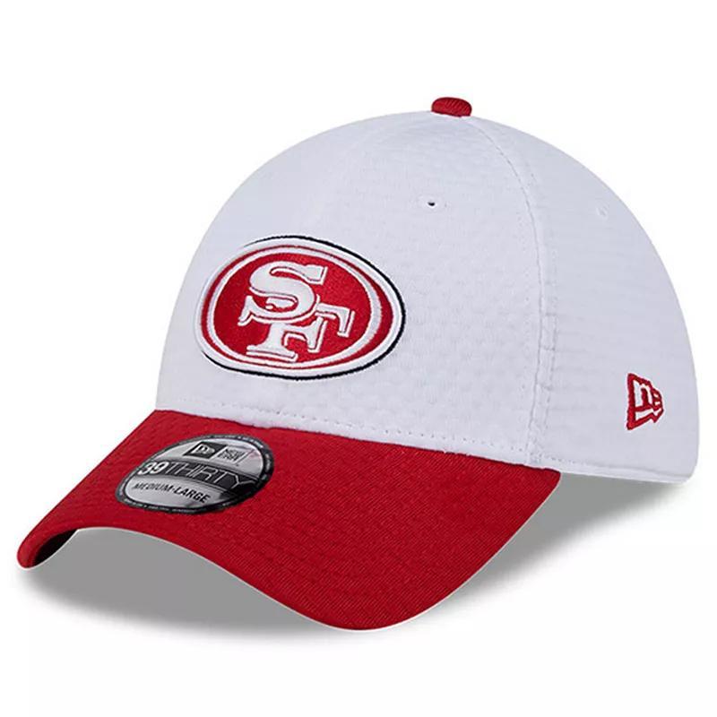 Mens New Era /Scarlet San Francisco 49ers 2024 NFL Training Camp 39THIRTY Flex Hat Product Image