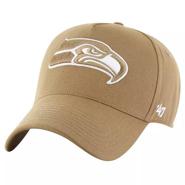 Mens 47 Tan Seattle Seahawks Ballpark MVP Adjustable Hat Product Image