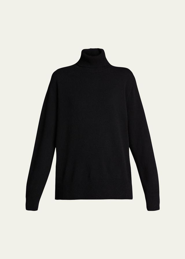 The Row Stepney Sweater in Dark Navy - Navy. Size L (also in ). Product Image