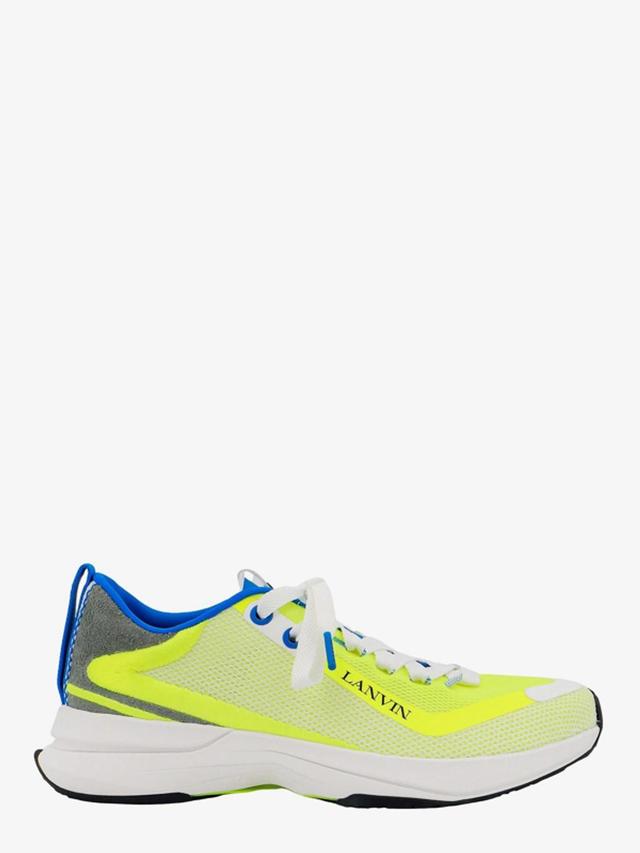 LANVIN Paris Man Runner Man Yellow Sneakers Product Image