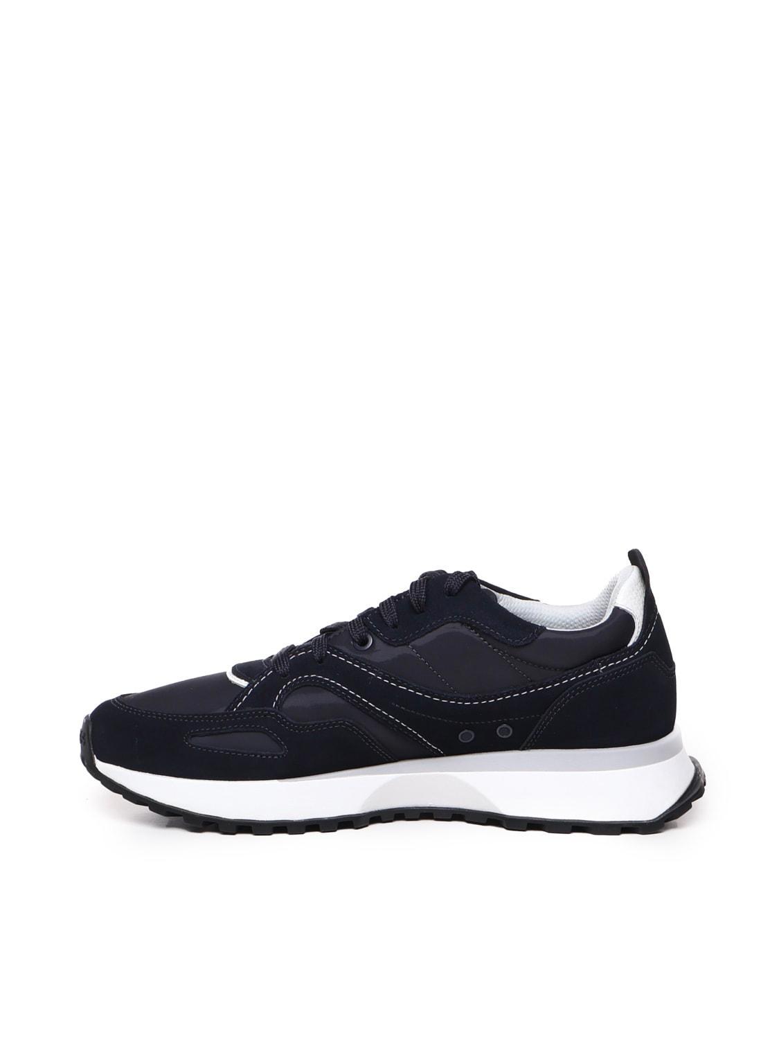 HUGO BOSS Logo Sneakers In Blue Product Image