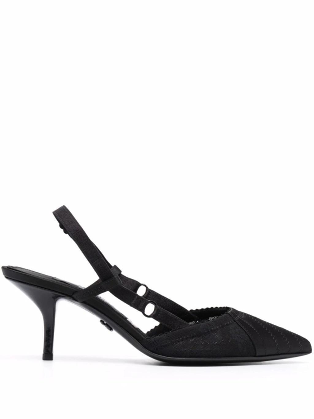 Pointed Slingback Pumps In Black product image