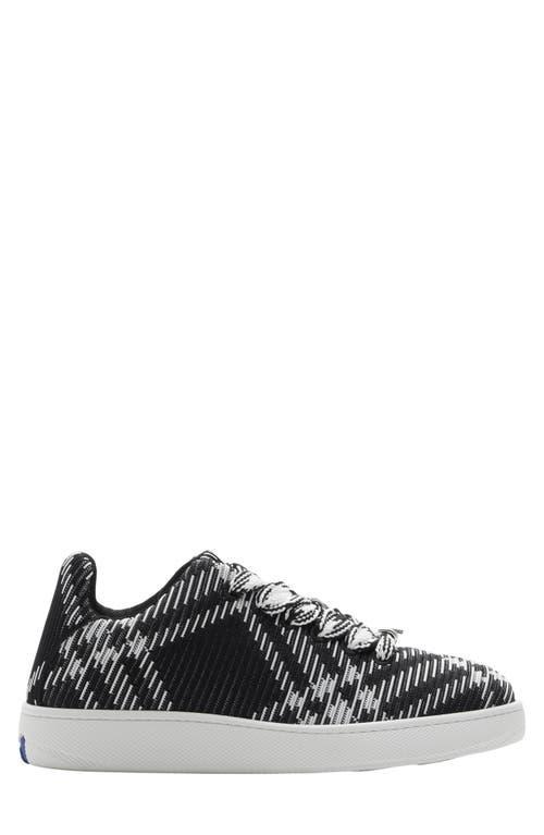 burberry Check Knit Low Top Sneaker Product Image