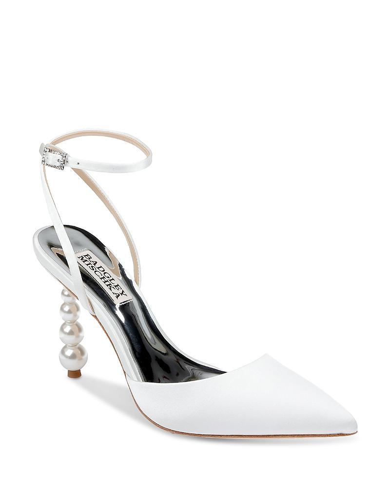 Badgley Mischka Collection Indie Ankle Strap Pointed Toe Pump Product Image