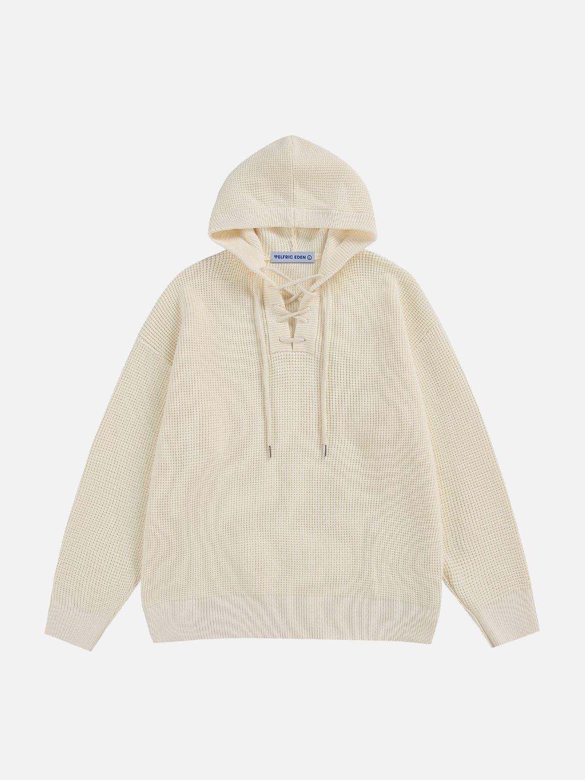 Aelfric Eden Basic Solid Waffle Hoodie Product Image