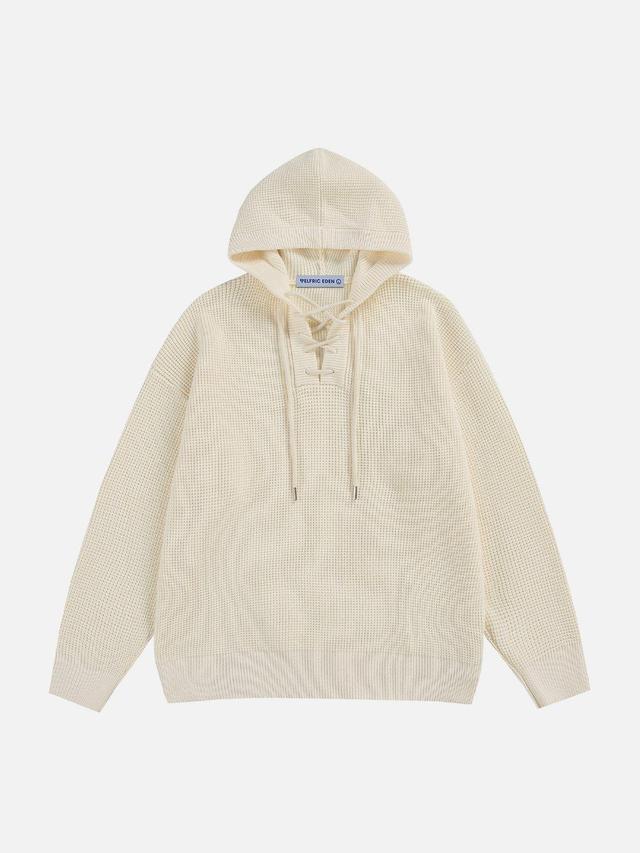 Aelfric Eden Basic Solid Waffle Hoodie Product Image