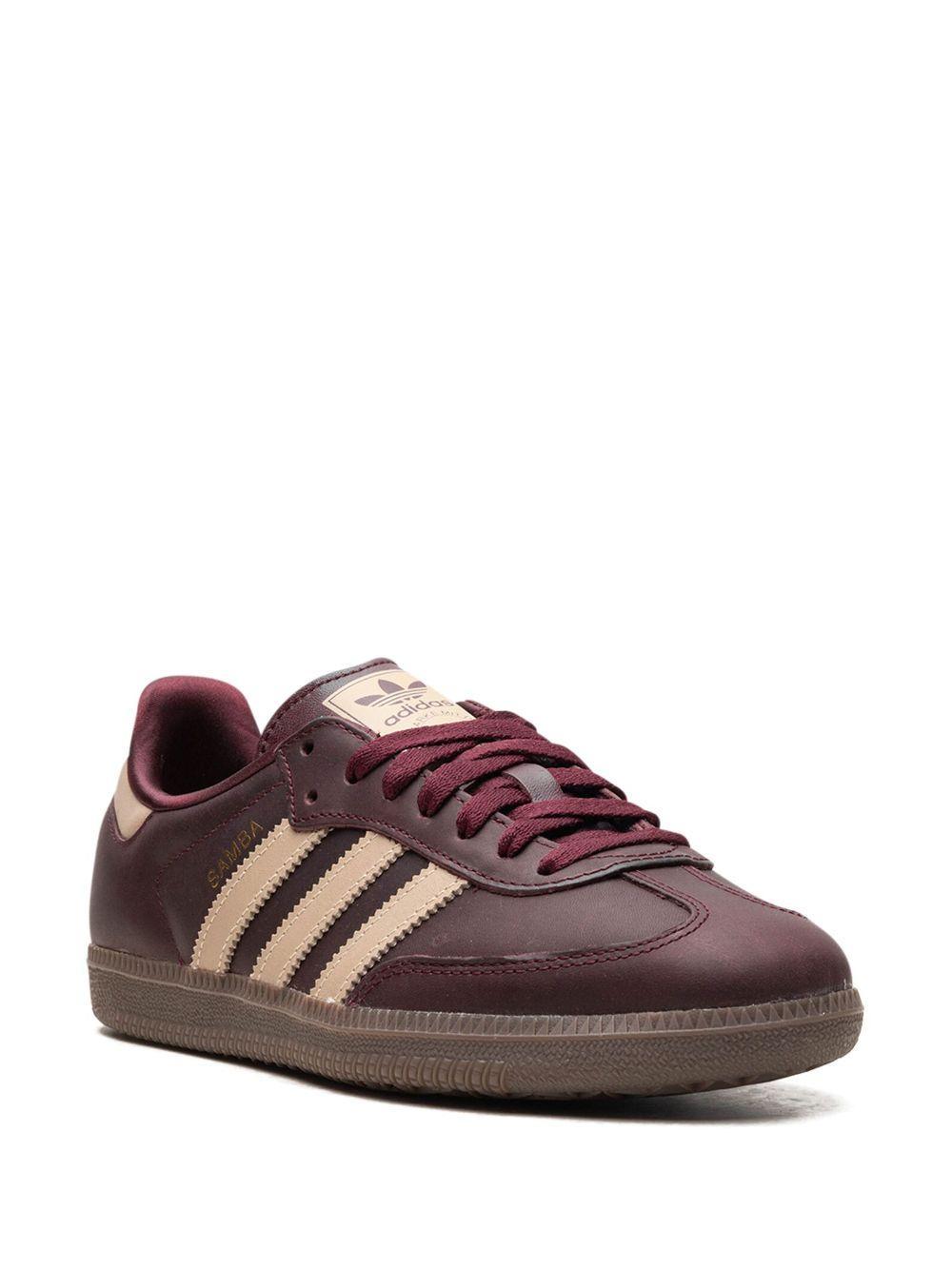 Samba OG "Maroon/Crystal Sand/Gold Metallic" sneakers Product Image