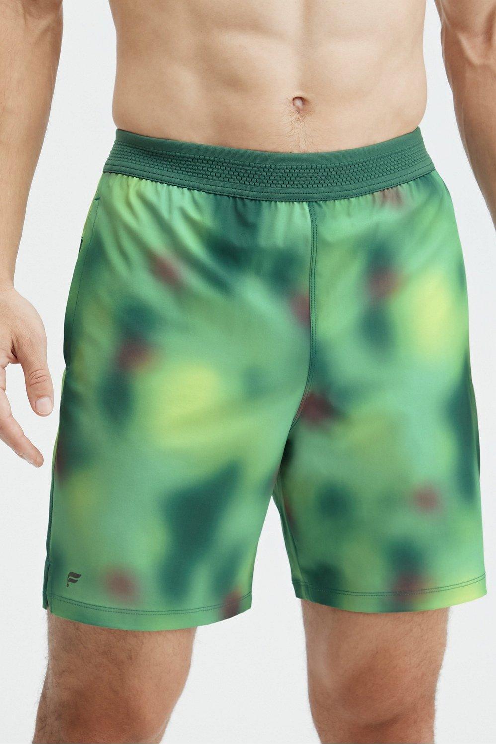 Fabletics Men The Fundamental Short male Azure Green Blur Size XXL Product Image