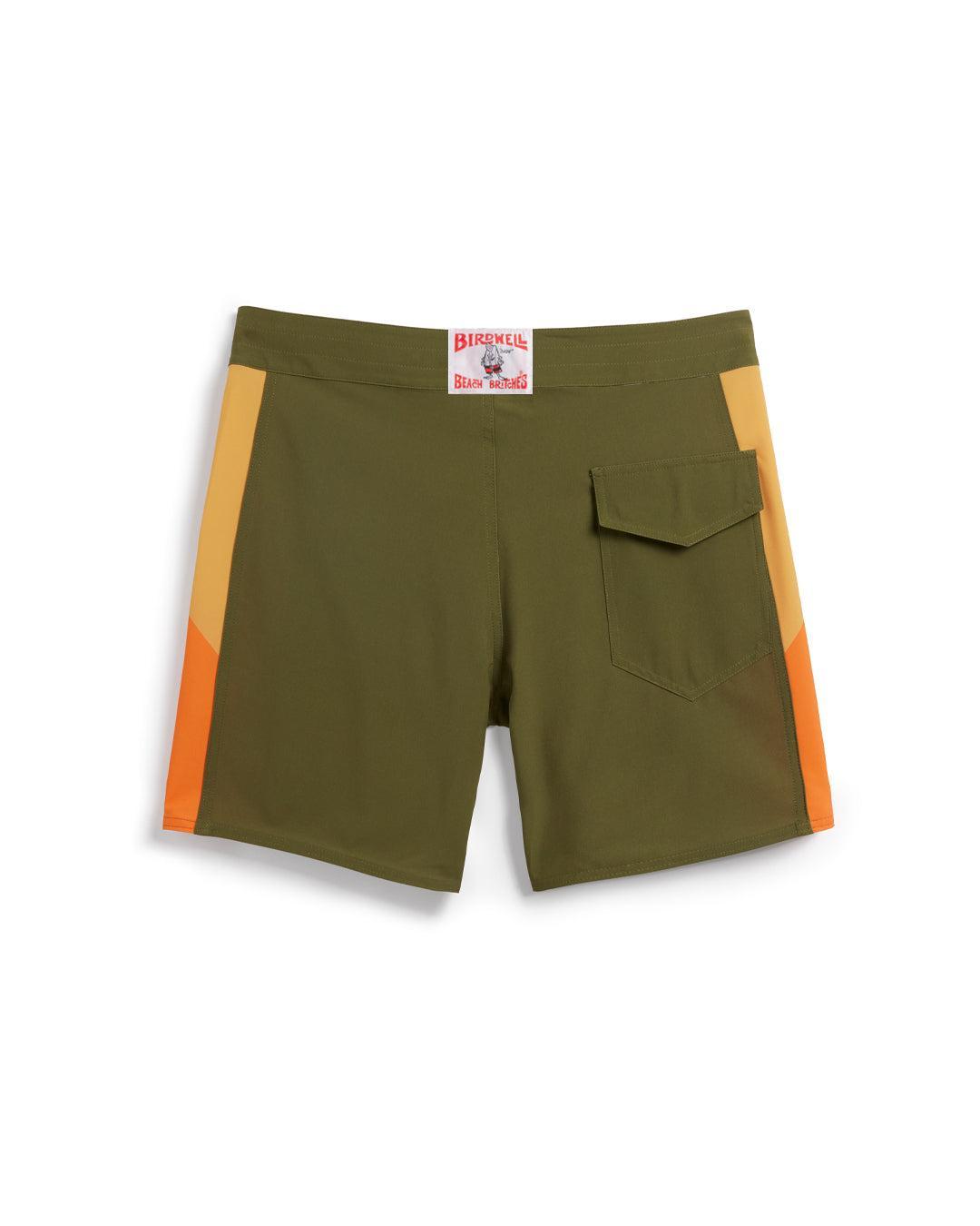 Birdie Boardshorts - Army/Sunset Male Product Image