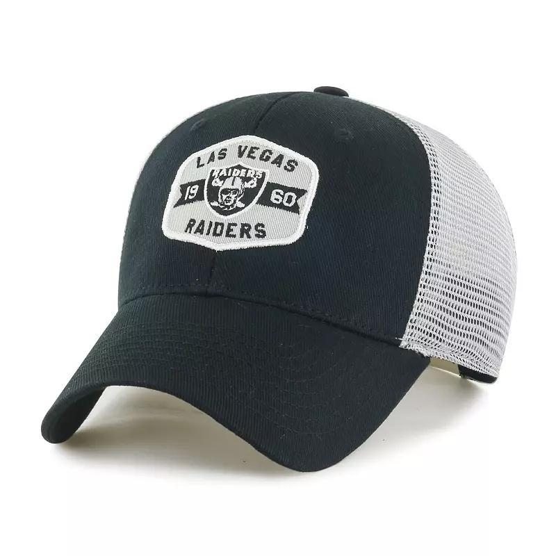 Mens Black Las Vegas Raiders Gannon Snapback Hat - Black Product Image