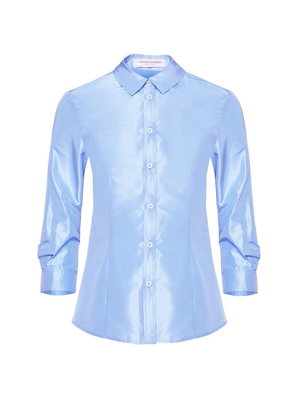 Womens Signature Taffeta Blouse Product Image