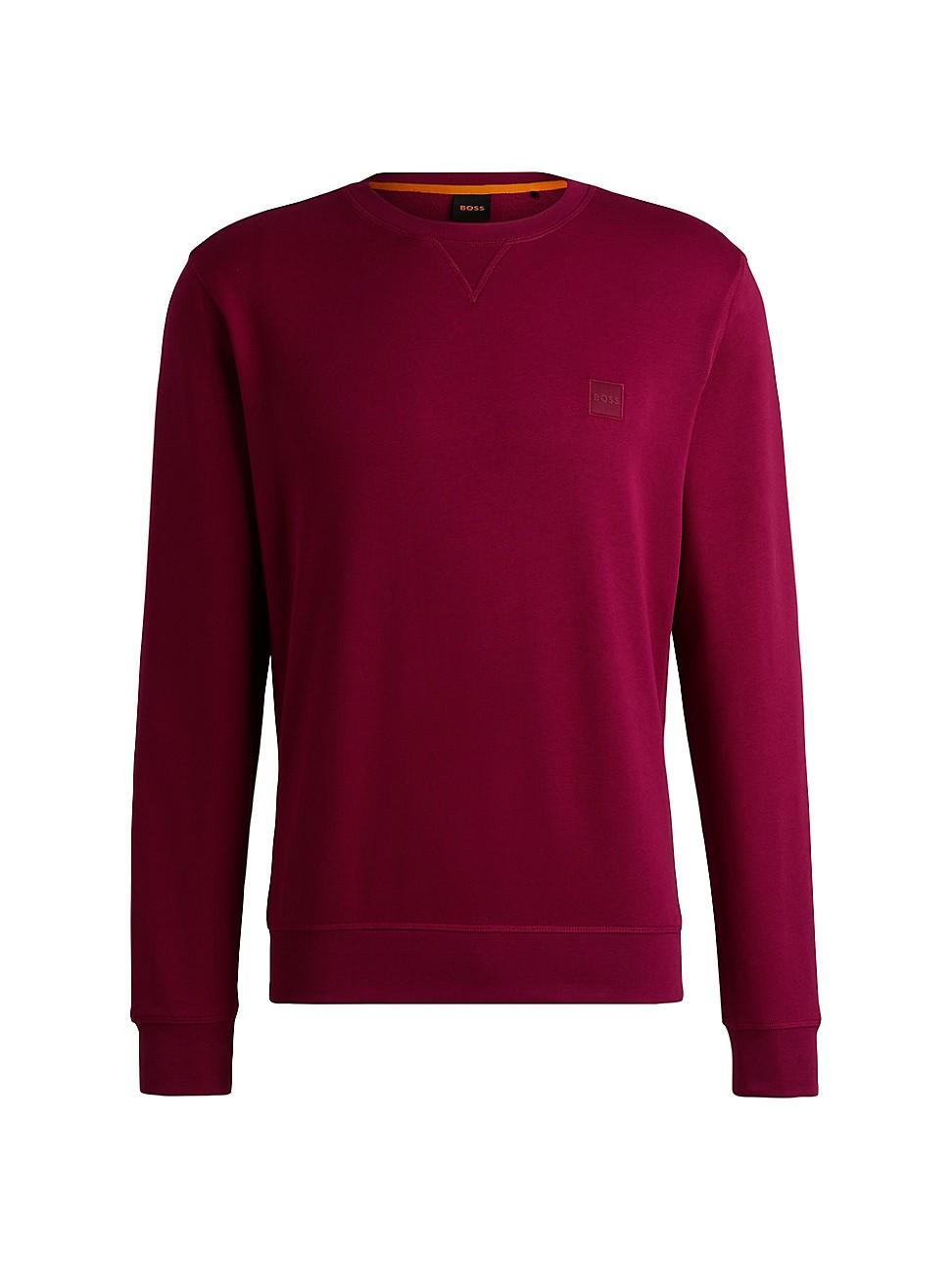 Mens Cotton-Terry Relaxed-Fit Sweatshirt Product Image