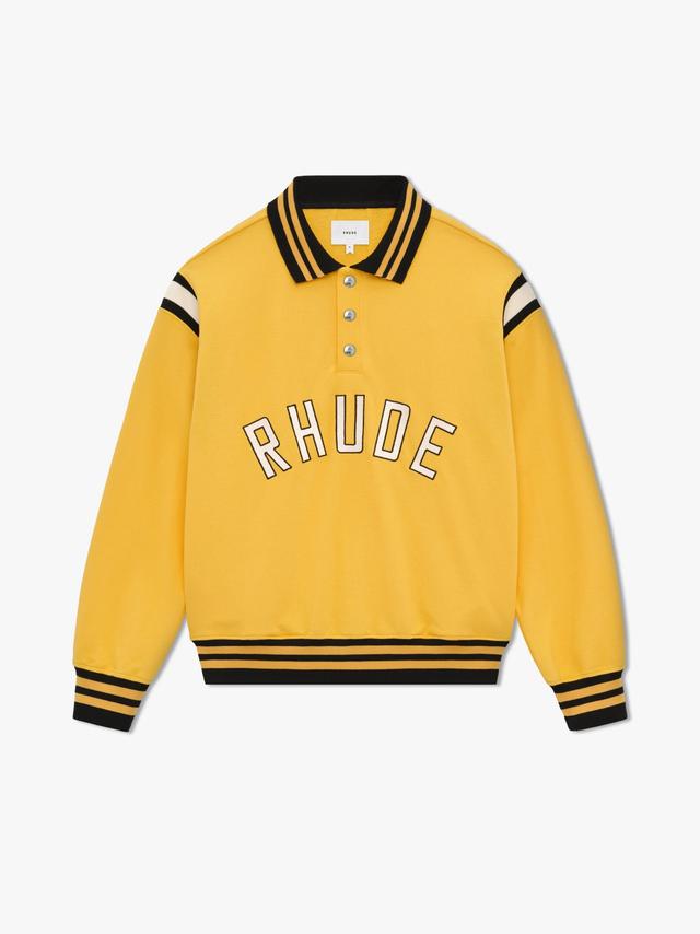 RHUDE LS WARM UP POLO Male Product Image