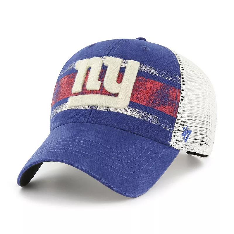 Mens 47 Royal/White New York Giants Interlude MVP Trucker Snapback Hat Product Image