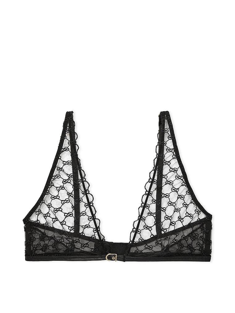 VS Logo Embroidery Triangle Bralette Product Image